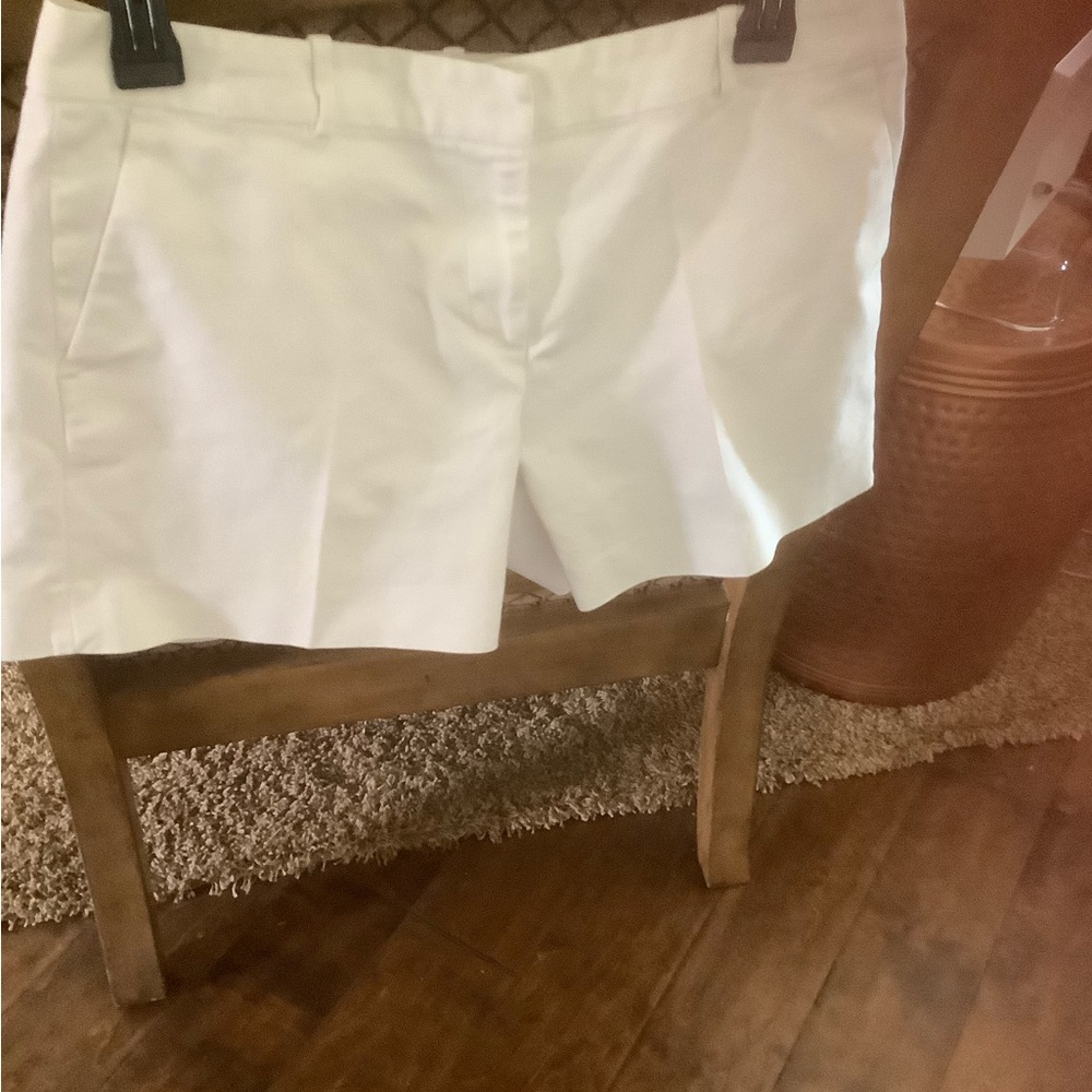 Women’s Classic White Tailored Shorts